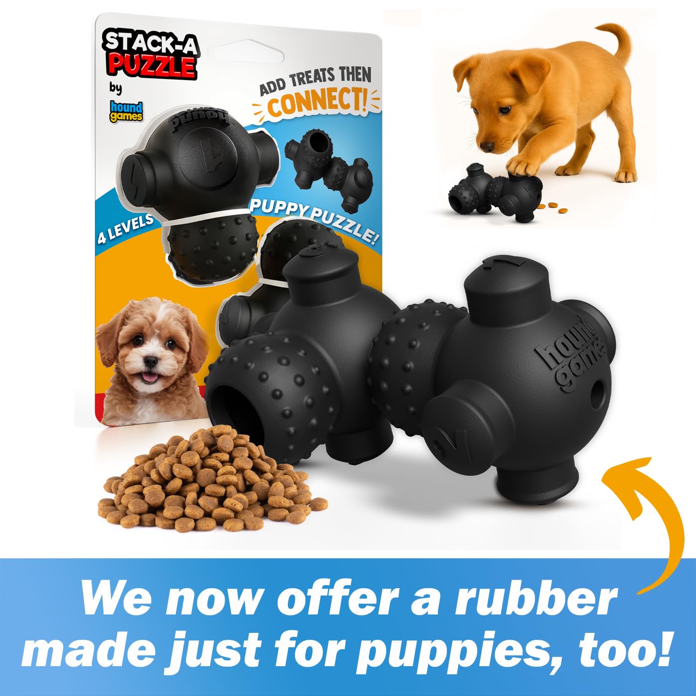 Dog Puzzle Toys for Smart Dogs, Interactive, Boredom Busters, Mentally Stimulating, Cognitive Dog Games, Hard Puzzle, Difficult Toys to Keep Them Busy, Puppy Puzzle Toys, Small, Medium, Large Breeds