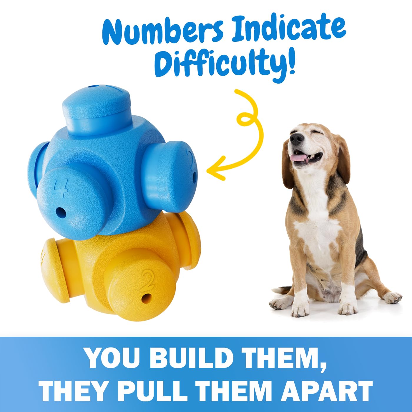 Dog Puzzle Toys for Smart Dogs, Interactive, Boredom Busters, Mentally Stimulating, Cognitive Dog Games, Hard Puzzle, Difficult Toys to Keep Them Busy, Puppy Puzzle Toys, Small, Medium, Large Breeds