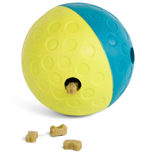 Outward Hound by Nina Ottosson Treat Tumble – Interactive Food-Dispensing Dog Puzzle Ball, Level 1 Beginner, Small, 4.8"